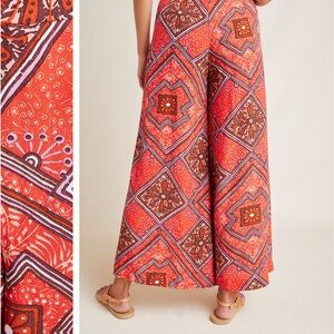 Skirted wide leg pants